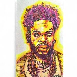 HANDMADE ORIGINAL 5X3 INDEX CARD ART BY NORA SCOTT @OFFNORADRENALINE